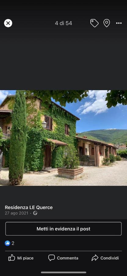 Residenza Le Querce Bilocale Villa Fossato di Vico Dış mekan fotoğraf